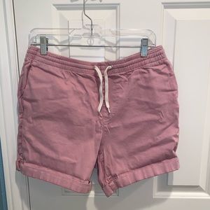 Pacsun men's pink chino drawstring shorts
